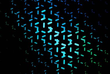 Koyu mavi, keskin çizgileri olan yeşil vektör deseni. Soyut şablon üzerinde çizgileri olan renkli, parlak bir illüstrasyon. Güzel geçmişiniz için şablon.