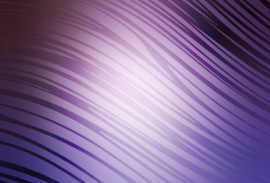 Çizgileri olan açık mor vektör arkaplanı. Soyut ve gradyan renkte renkli çizimler. Web siteniz için soyut tasarım.