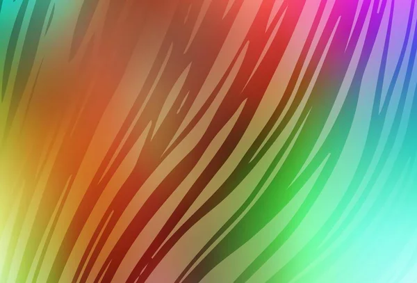 Licht Multicolor Vektor Verschwommen Glanz Abstrakte Vorlage Neue Farbige Illustration — Stockvektor