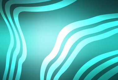 Eğimli çizgileri olan açık yeşil vektör şablonu. Soyut tarzda gradyan çizgilerle akıllı illüstrasyon. İş tasarımınız için şablon.