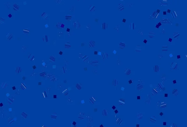 Licht Blue Vector Achtergrond Met Veelhoekige Stijl Met Cirkels Cirkels — Stockvector