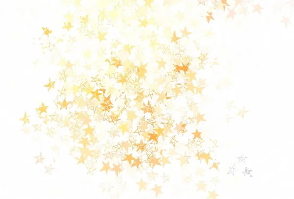 Шаблон Светло Красного Вектора Небесными Звездами Размытый Декоративный Дизайн Простом — стоковый вектор