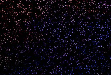 Lacivert, üçgenli kırmızı vektör arka planı. Renkli üçgenlerin olduğu bir resim. İşiniz için en iyi akıllı tasarım.