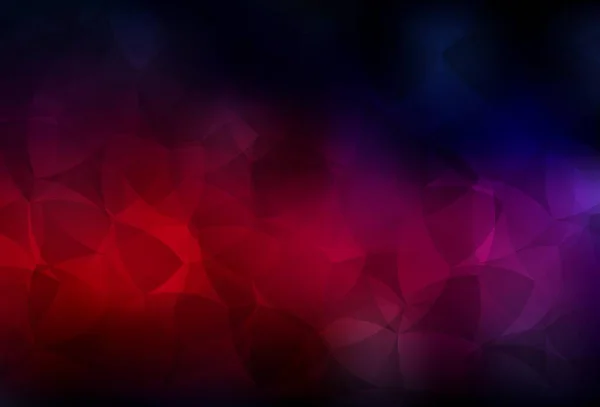 Modèle Triangles Dégradé Vectoriel Rose Foncé Rouge Illustration Abstraite Colorée — Image vectorielle