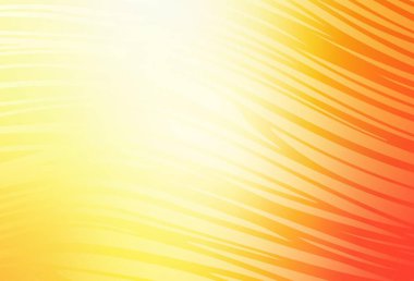 Açık Kırmızı, çizgileri olan sarı vektör arkaplan. Yaratıcı illüstrasyon, yarım tonlu ve eğimli. Broşürler, broşürler için doku.