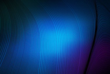 Koyu pembe, çizgileri olan mavi vektör şablonu. Soyut ve gradyan renkte renkli çizimler. Posterler ve afişler için iş tasarımı.