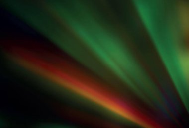 Koyu yeşil, sarı vektör bulanık şablon. Renkli soyut çizimler ve gradyan. İş tasarımınız için yeni biçim.