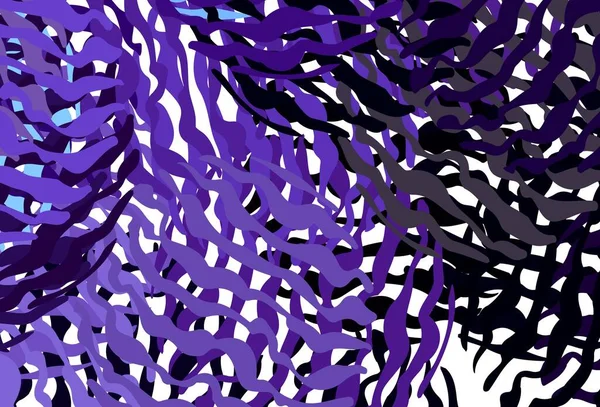 Modèle Vectoriel Rose Foncé Bleu Avec Lignes Courbes Illustration Abstraite — Image vectorielle