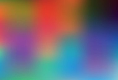 Açık yeşil, kırmızı vektör soyut parlak şablonu bulanıklaştırdı. Parlak renkli bir illüstrasyon. Çalışmalarınız için akıllı tasarım.