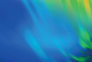 Açık mavi, yeşil vektör parlak şablonu bulanıklaştırdı. Gradyan ile modern soyut çizim. Tasarımının yeni yolu.