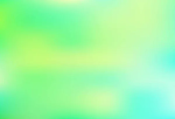 Hellgrüner Vektor Verschwommen Und Farbiges Muster Abstrakte Farbenfrohe Illustration Mit — Stockvektor