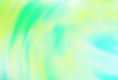 Açık yeşil vektör bulanık desen. Soyut ve gradyan renkte renkli çizimler. Çalışmalarınız için akıllı tasarım.