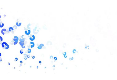 Açık mavi, gökkuşağı sembollü sarı vektör arkaplan. Gökkuşağı şekilli soyut aşk tarzında renkli bir tasarım. Olayları desteklemek için tasarım.