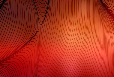 Çizgileri olan açık kırmızı vektör deseni. Alnında çizgiler olan soyut bir çizim. Web siteniz için soyut tasarım.