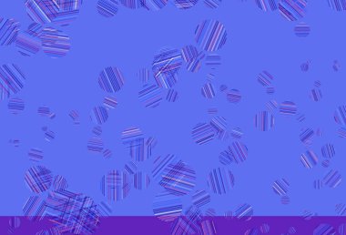 Açık mavi, küreli kırmızı vektör deseni. Doğa tarzında bulanık halkaları olan güzel renkli çizimler. Poster ve web siteleri için tasarım.