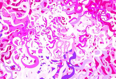 Çizgileri olan açık pembe vektör deseni. Yaratıcı illüstrasyon, yarım tonlu ve eğimli. Reklamlarınız, posterleriniz, afişleriniz için yepyeni bir tasarım..