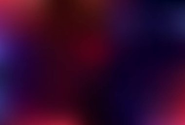 Koyu mavi, kırmızı vektör parlak şablonu bulanıklaştırdı. Parlak renkli bir illüstrasyon. Marka kitabı için zarif bir arkaplan.