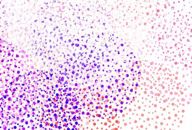 Açık yeşil, daire şekilli kırmızı vektör düzeni. Soyut arka planda bulanık kabarcıklar ve renkli gradyan. Fütürist reklamlar ve kitapçıklar için şablon.