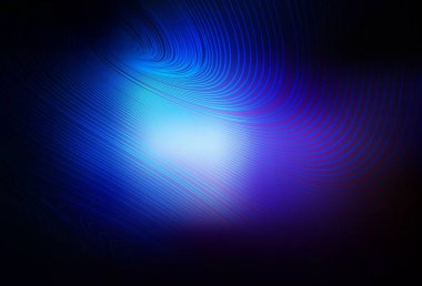 Koyu pembe, kıvrımlı çizgileri olan mavi vektör düzeni. Yaratıcı illüstrasyon, yarım tonlu ve eğimli. Markan için yeni kompozisyon.