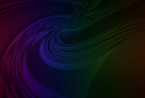 Dark Multicolor Vektor Verschwommen Glanz Abstrakten Hintergrund Abstrakte Farbenfrohe Illustration — Stockvektor
