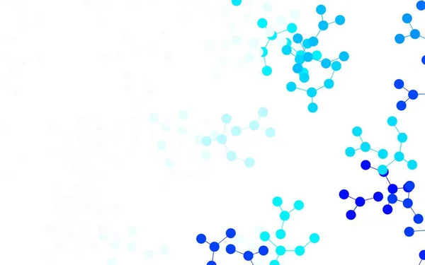 Lichtblauwe Vector Achtergrond Met Kunstmatige Intelligentie Gegevens Gekleurde Structuur Met — Stockvector