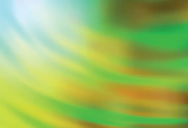Светло Зеленый Желтый Вектор Абстрактная Красочная Иллюстрация Градиентом Умный Дизайн — стоковый вектор