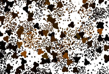 Rastgele şekilli açık kahverengi vektör deseni. Rastgele şekillerle soyut tarzda dekoratif tasarım. Bir cep telefonu için arka plan.