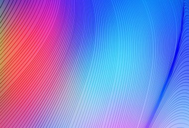 Eğimli çizgileri olan açık renkli vektör deseni. Alnında çizgiler olan soyut bir çizim. Cep telefonu ekranları için arkaplan.