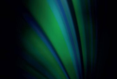 Koyu yeşil vektör parlak dokuyu bulanıklaştırdı. Soyut ve gradyan renkte renkli çizimler. İşiniz için yepyeni bir tasarım..