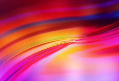 Açık Pembe, sarı vektör bulanık şablon. Görüntü stili ve gradyanı olan yeni renkli çizimler. Çalışmalarınız için akıllı tasarım.