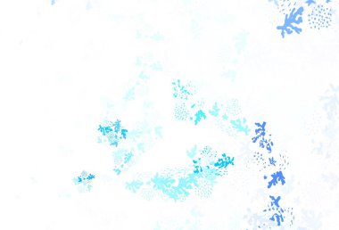 Soyut şekilli hafif BLUE vektör arkaplanı. Soyut gradyan şekilli basit renkli çizimler. İşiniz için en iyi akıllı tasarım.