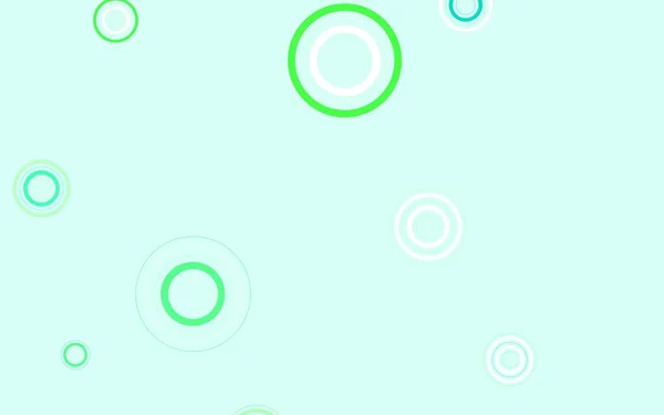 Light Green Vector Backdrop Dots Beautiful Colored Illustration Blurred Circles — Stock Vector