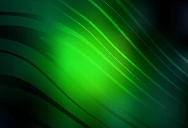 Modelo Vetor Verde Escuro Com Linhas Ilustração Inteligente Estilo Abstrato —  Vetores de Stock