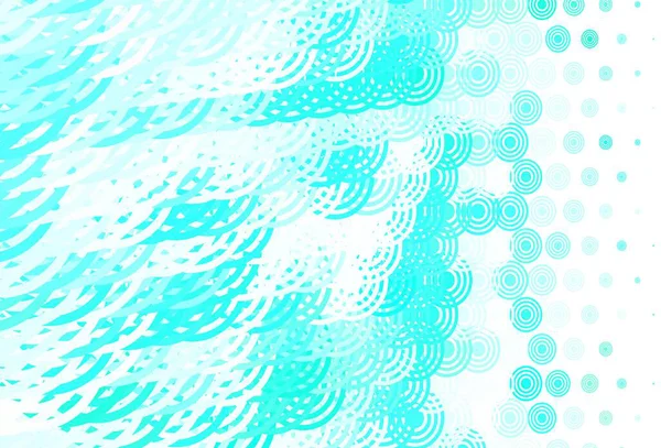 Textura Vectorial Verde Claro Con Discos Líneas Ilustración Con Círculos — Vector de stock