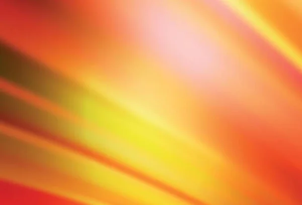 Latar Belakang Cahaya Merah Vektor Kuning Kabur Ilustrasi Penuh Warna - Stok Vektor
