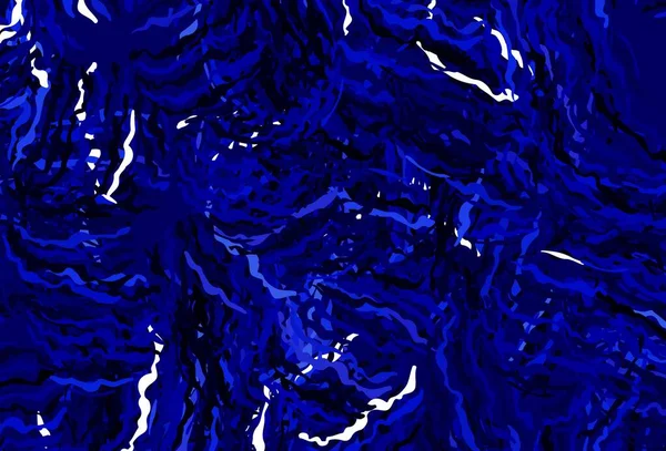 Modèle Vectoriel Bleu Foncé Avec Des Lignes Douces Une Toute — Image vectorielle