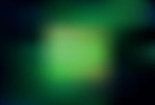Темно Зеленый Вектор Цветного Размытия Элегантная Яркая Иллюстрация Градиентом Новый — стоковый вектор
