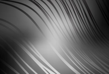 Eğri çizgileri olan açık gri vektör dokusu. Basit bir şekilde yepyeni renkli bir tasvir. İşiniz için en iyi tasarım.