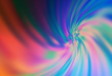 Açık mavi, sarı vektör bulanık arkaplan. Parlak renkli bir illüstrasyon. Tasarımının yeni yolu.