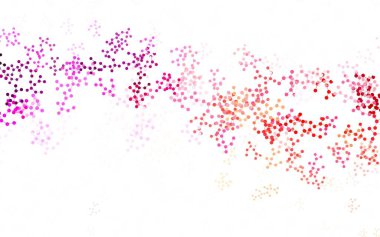 Açık mavi, sarı vektör arkaplan ve yapay zeka formları. Yapay zekanın bağlantı ve noktalarıyla soyut illüstrasyon. Teklif verilerinin tanıtımı için akıllı tasarım.