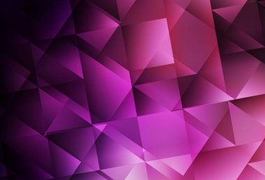 Koyu Mor, pembe vektör soyut mozaik fon. Çokgen tarzda tamamen yeni bir renk çizimi. Web siteniz için yeni bir doku.