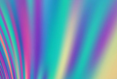 Işık Mavisi vektörü parlak deseni bulanıklaştırdı. Görüntü tarzında tamamen yeni bir renkli çizim. İşiniz için yeni tasarım.