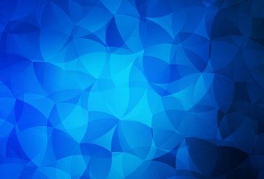 Memphis şekilli koyu mavi vektör arkaplan. Soyut tarzda rengarenk gradyan şekilleri olan bir resim. İşiniz için en iyi akıllı tasarım.