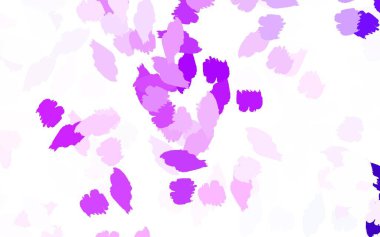 Memphis şekilli açık pembe vektör arkaplan. Soyut tarzda rengarenk gradyan şekilleri olan bir resim. Web siteniz için basit tasarım.