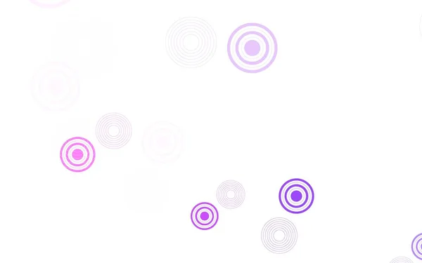 Violet Clair Mise Page Vectorielle Rose Avec Des Formes Cercle — Image vectorielle