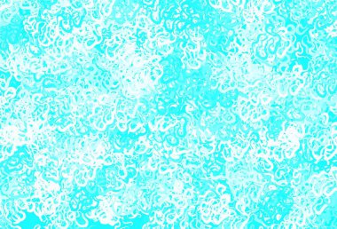 Açık mavi, soyut şekilli yeşil vektör dokusu. Rastgele şekillerle soyut tarzda dekoratif tasarım. Kartvizitiniz için modern tasarım.