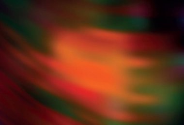 Koyu yeşil, sarı vektör soyut parlak şablonu bulanıklaştırdı. Soyut ve gradyan renkte renkli çizimler. Bir cep telefonu için arka plan.