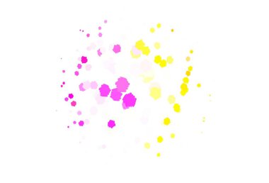 Soyut şekilli ışık çok renkli vektör arkaplanı. Rastgele şekillerle soyut tarzda dekoratif tasarım. Duvar kağıtları için zarif tasarım.