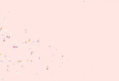 Yapraklı ışık çok renkli vektör deseni. Origami tarzındaki yaprakların gradyanlı karalama çizimi. Web sitesi yöneticileri ve tasarımları için desen.