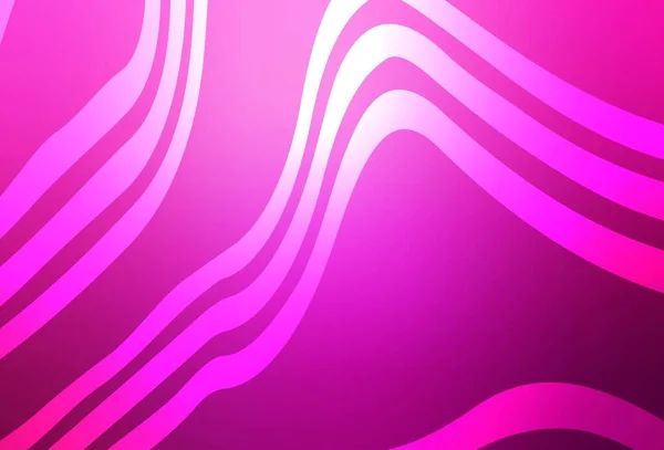 Светло Розовый Векторный Фон Линиями Совершенно Новая Красочная Иллюстрация Простом — стоковый вектор